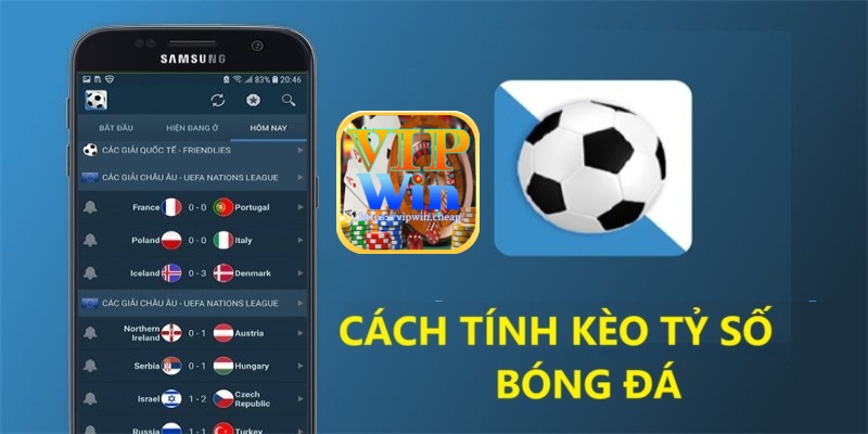 Cách tính kèo tỷ số bóng đá